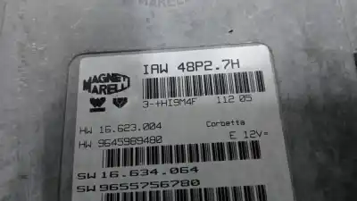 Second-hand car spare part ecu engine control for citroen c2 (jm_) 1.1 oem iam references iaw48p27h  iaw48p27h