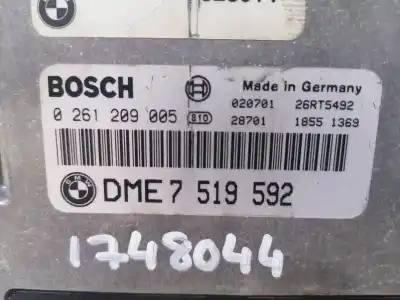 Second-hand car spare part ecu engine control for bmw serie 3 coupe (e46) 318 ci oem iam references 0261209005  0261209005