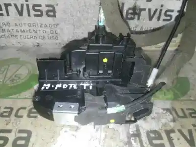 Peça sobressalente para automóvel em segunda mão fechadura da porta traseira esquerda por nissan note 1.2 cat referências oem iam 