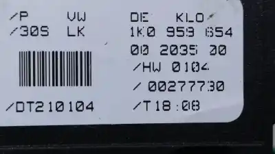 Second-hand car spare part electronic module for seat altea (5p1) 1.9 tdi oem iam references 1k0959654 00277730 00203500