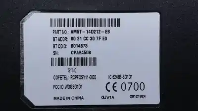 Second-hand car spare part electronic module for ford fiesta (ccn) 1.0 ecoboost cat oem iam references am5t14d212eb b014673 0021cc307fe0