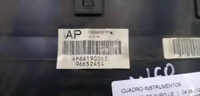 Second-hand car spare part dashboard for chevrolet aveo ls oem iam references 96652454  96652454