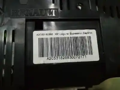 Peça sobressalente para automóvel em segunda mão quadrante por renault laguna iii privilege referências oem iam a2c53182883  