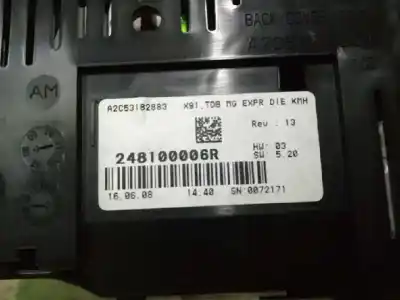 Peça sobressalente para automóvel em segunda mão quadrante por renault laguna iii privilege referências oem iam a2c53182883  