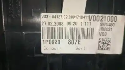 Second-hand car spare part dashboard for seat leon (1p1) reference oem iam references 1p0920807e 110080368015 v0021000 Second-hand car spare part dashboard for seat leon (1p1) reference oem iam references 1p0920807e 110080368015 v0021000