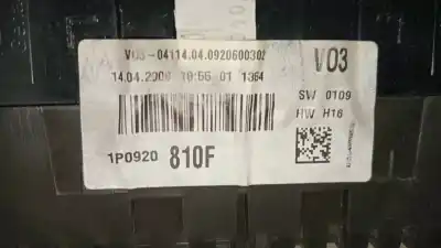 Автозапчасти б/у приборная доска за seat leon (1p1) reference ссылки oem iam a2c53279951  1p0920810f