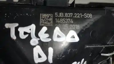 Second-hand car spare part interior left front handle for seat toledo (kg3) reference oem iam references 5jb837221  1485369