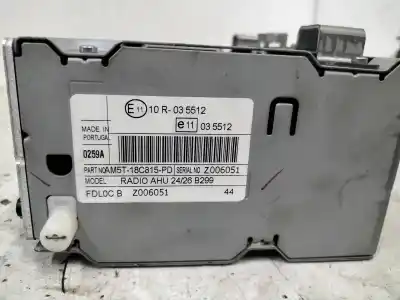 Second-hand car spare part audio system / radio cd for ford fiesta (ccn) 1.0 ecoboost cat oem iam references am5t18c815pd  am5t18c815pd