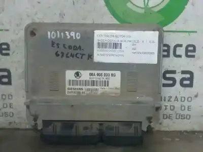 İkinci el araba yedek parçası ecu motor kontrol cihazi için skoda octavia berlina (1u2) 1.6 oem iam referansları 06a906033bg