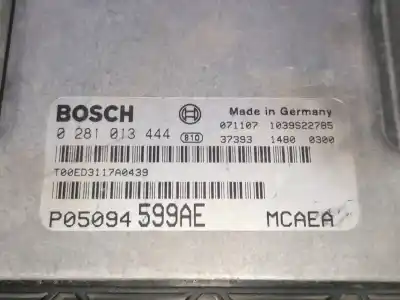 Second-hand car spare part ecu engine control for jeep compass 2.0 crd cat oem iam references p05094599ae  0281013444