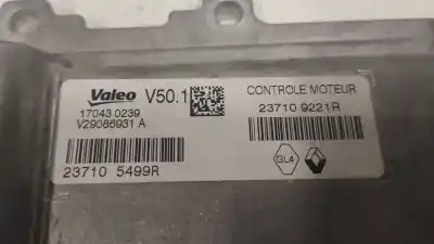 Second-hand car spare part ecu engine control for dacia sandero stepway oem iam references 237109221r  237105499r