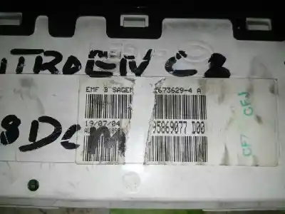 Second-hand car spare part multifunction display for citroen c8 2.2 hdi 16v premier ii oem iam references 1495869077d00  