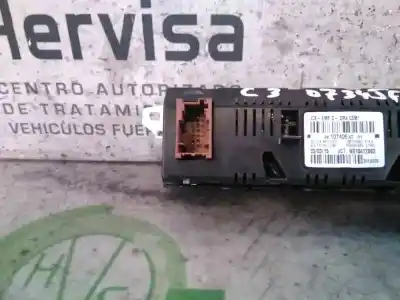 Second-hand car spare part multifunction display for citroen c3 1.0 vti oem iam references 98107406xt  