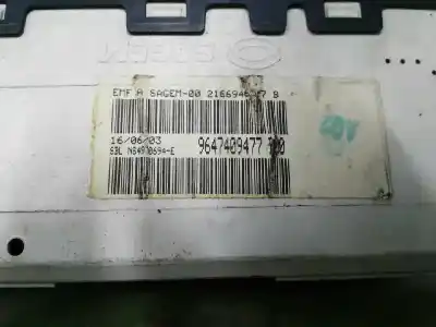 Peça sobressalente para automóvel em segunda mão display gps / multimídia por citroen c3 1.4 16v referências oem iam 9647409477b00  216694657b