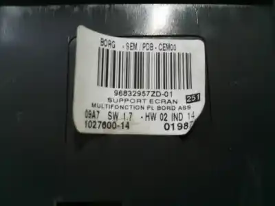 Автозапчасти б/у многофункциональный дисплей за citroen c6 (td_) 2.7 hdi ссылки oem iam 96832957zd01  