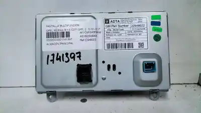 Second-hand car spare part multifunction display for opel meriva b 1.6 cdti dpf oem iam references 22948022 652508805 cvfg43f0rm