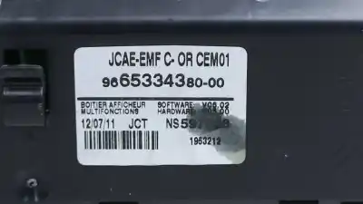 Second-hand car spare part multifunction display for peugeot 508 access oem iam references 9665334380  jcaeemfc0rcem01