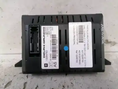Peça sobressalente para automóvel em segunda mão display gps / multimídia por opel corsa d (s07) 1.3 cdti (l08 l68) referências oem iam 13265763 9120738400 13265763