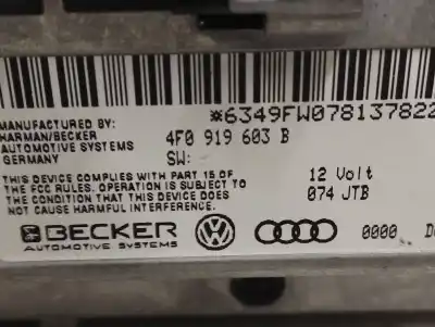 Автозапчастина б/у багатофункційний дисплей для audi q7 (4l) 3.0 v6 24v tdi посилання на oem iam 4f0919603b  