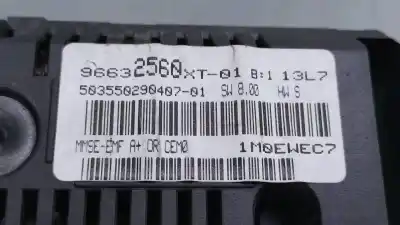 Second-hand car spare part multifunction display for citroen c3 1.4 oem iam references 96632560xt 1m0ewec7 50355029040701
