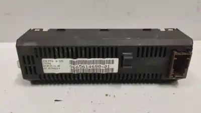 Second-hand car spare part multifunction display for fiat scudo combi (272) 1.6 jtdm cat oem iam references 9665614680  