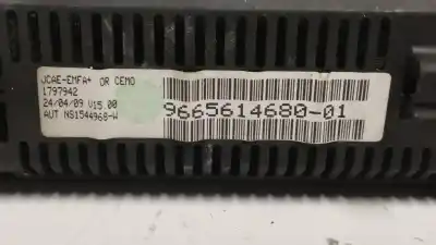Peça sobressalente para automóvel em segunda mão display gps / multimídia por fiat scudo combi (272) 1.6 jtdm cat referências oem iam 9665614680  