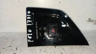 Peça sobressalente para automóvel em segunda mão interruptor 4 piscas - emergência por volkswagen polo 1.0 tsi referências oem iam 