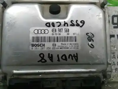 Peça sobressalente para automóvel em segunda mão centralina de motor uce por audi a8 (4e2) 4.2 quattro referências oem iam 4e0907560 4e0910560 0261207256