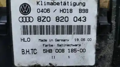 Peça sobressalente para automóvel em segunda mão comando de sofagem (chauffage / ar condicionado) por audi a2 (8z) 1.4 tdi referências oem iam 8z0820043 0406h018b98 5hb00818500