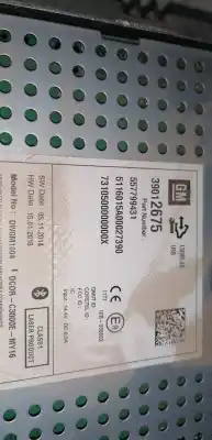 Second-hand car spare part audio system / radio cd for opel corsa e expression oem iam references 39012675 5116015a00027390 557799431