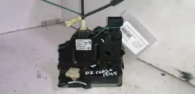 Second-hand car spare part left front door lock for opel corsa e expression oem iam references 13431841