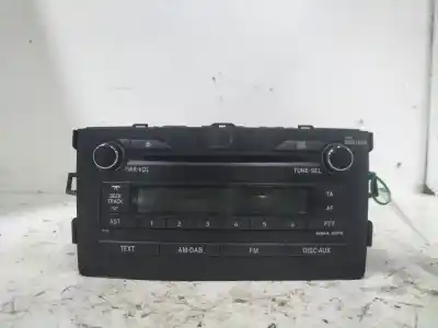 Peça sobressalente para automóvel em segunda mão sistema de áudio / rádio cd por toyota auris (_e15_) 1.4 d-4d (nde150_) referências oem iam 8612002a50