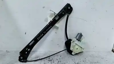 Second-hand car spare part rear left window regulator for skoda rapid 1.0 tsi oem iam references 122345c