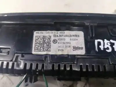 Second-hand car spare part climate control for skoda rapid 1.0 tsi oem iam references 5ja907044  5ja907044