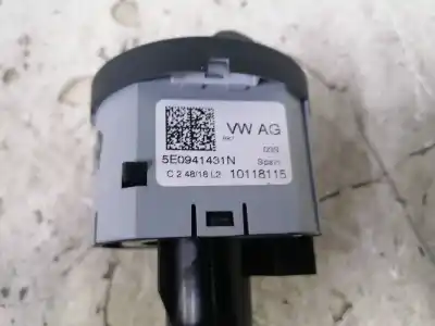 Second-hand car spare part headlights switch for skoda rapid 1.0 tsi oem iam references 5e0941431n 10118115 5e0941431n