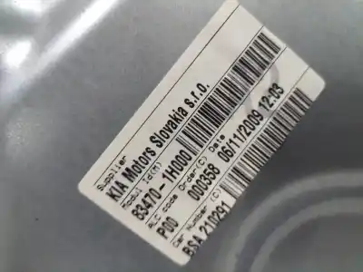 Second-hand car spare part rear left window regulator for kia cee´d 1.4 cat oem iam references 834701h000  