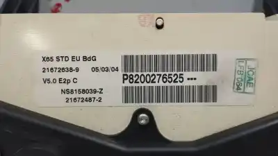 Автозапчасти б/у приборная доска за renault clio ii fase ii (b/cb0) 1.2 ссылки oem iam 8200276525  