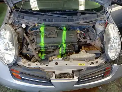 Peça sobressalente para automóvel em segunda mão motor completo por nissan micra (k12e) 1.4 cat referências oem iam cr14de