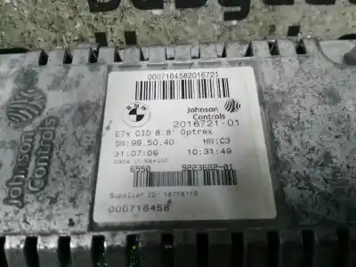 Second-hand car spare part multifunction display for bmw x5 (e70) m oem iam references   