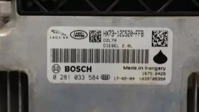 Second-hand car spare part ecu engine control for land rover range rover evoque evoque oem iam references hx7312c520ffb  0281033584
