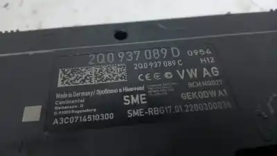 Second-hand car spare part electronic module for volkswagen polo 1.0 tsi oem iam references 2q0937089d  a3c0714510300