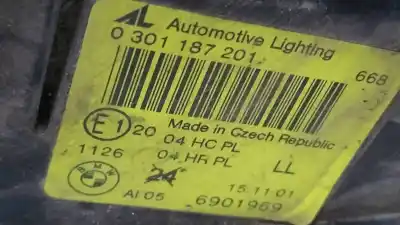 Second-hand car spare part left headlight for bmw serie 3 compact (e46) 320td oem iam references 0301187201  6901969