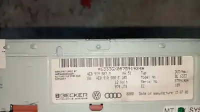 Автозапчастина б/у gps навігаційна система для audi a4 avant (8k5) (2008) básico посилання на oem iam 4e0919887m  