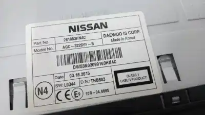 Recambio de automóvil de segunda mano de sistema audio / radio cd para nissan micra (k13) 1.2 cat referencias oem iam 281853hn4c  
