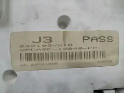 Peça sobressalente para automóvel em segunda mão quadrante por nissan note (e11e) 1.5 dci turbodiesel cat referências oem iam 248103vv1b  