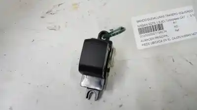 Peça sobressalente para automóvel em segunda mão botão / interruptor elevador vidro traseiro esquerdo por nissan note (e11e) 1.5 dci turbodiesel cat referências oem iam 