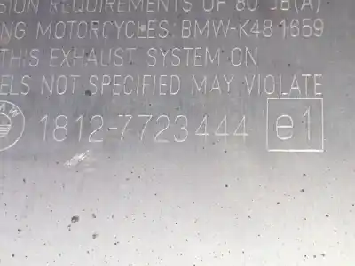 Автозапчастина б/у задня випускна труба для bmw k 1600 gt/gtl k 1600 gtl посилання на oem iam 18127723444  18128521649