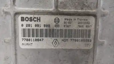 Second-hand car spare part ecu engine control for renault megane i scenic (ja0) motor 1.9 ltr. - 72 kw dti diesel cat oem iam references 7700110647  7700105953