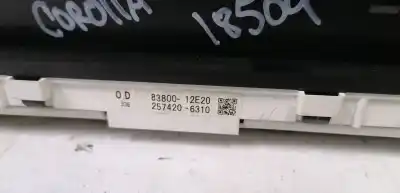 Peça sobressalente para automóvel em segunda mão quadrante por toyota corolla (_e12_) 1.4 d (nde120_) referências oem iam 8380012e20  