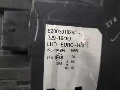 Автозапчастина б/у ліва фара для renault modus 1.5 dci diesel посилання на oem iam 8200301829 22816499a 22916499